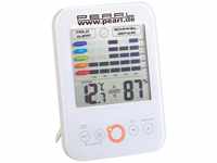 PEARL Raumthermometer Digitales Hygrometer Thermometer mit Schimmelalarm Min/Max