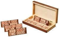 Philos Spiel, Rummy Buchform - Kassette - ausgew&auml;hlte Holzarten