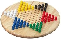 Philos Spiel Philos 3103 - Halma, rund, Kiefer, Strategiespiel, 29cm