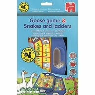 Jumbo Spiele Spiel G&auml;nsespiel & Schlangen und Leitern Kompaktspiel