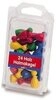 Noris Spiel Zubeh&ouml;r 24 Bunte Halmakegel aus Holz 24mm 606154362