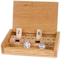 Gollnest & Kiesel Spiel W&uuml;rfelspiel Shut the box