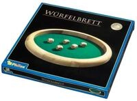 Philos Spiel, W&uuml;rfelbrett - extra gro&szlig; - Hevea-Holz - W&uuml;rfelfl&auml;che mit Filz...