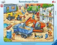 Ravensburger Puzzle Gro&szlig;e Baustellenfahrzeuge. 30-48 Teile Rahmenpuzzle, 48