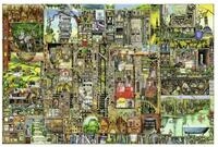Ravensburger Puzzle Puzzle Bizarre Stadt 5000 Teile, Puzzleteile
