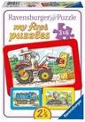 Ravensburger Puzzle Bagger, Traktor und Kipplader. My first puzzle -...