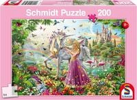 Schmidt Spiele Puzzle Sch&ouml;ne Fee im Zauberwald, 200 Puzzleteile