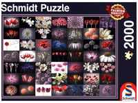 Schmidt Spiele Puzzle Blumengruß (Puzzle), 2000 Puzzleteile