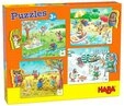 Haba Puzzle HABA 301888 - Puzzles Jahreszeiten, 4x15 Teile, Puzzleteile