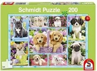 Schmidt Spiele Puzzle Puzzle Welpen, 200 Teile, Puzzleteile