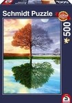 Schmidt Spiele Puzzle Puzzle - Jahreszeiten-Baum (500 Teile), Puzzleteile