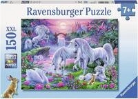 Ravensburger Puzzle Einh&ouml;rner im Abendrot, 150 Puzzleteile, Made in Germany