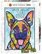 HEYE Puzzle 1000 Teile Puzzle - Jolly Pets: Hunde l&uuml;gen nie, Puzzleteile