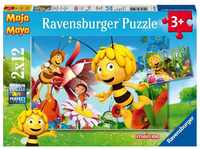 Ravensburger Puzzle Biene Maja auf der Blumenwiese 2 X 12 Teile, 12 Puzzleteile