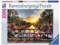 Ravensburger Puzzle Fahrräder in Amsterdam, 1000 Puzzleteile, Made in Germany,...