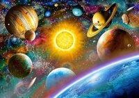 Castorland Puzzle Galaktische Reise durch das Universum, Puzzleteile