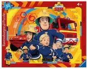 Ravensburger Puzzle Feuerwehrmann Sam: Sam, der Feuerwehrmann. Rahmenpuzzle 33...