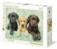 Clementoni&reg; Puzzle High Quality Collection - 1000 Teile Puzzle - Drei Labradore,