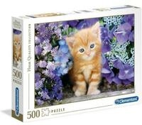 Clementoni&reg; Puzzle Clementoni 500Pcs Puzzle Ginger Cat In Flowers 30415*6,