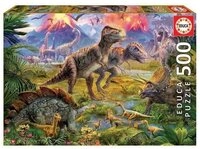 Hutter Trade Selection Puzzle Educa - Dinosaurier-Treffen - Puzzle, 500...