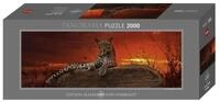 HEYE Puzzle Puzzle 2000 pz Panorama - Red Dawn, AvH, Puzzleteile
