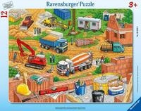 Ravensburger Puzzle Arbeit auf der Baustelle. Rahmenpuzzle 12 Teile, 12...