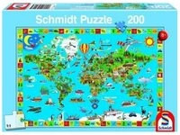 Schmidt Spiele Puzzle Deine bunte Erde. Puzzle, 200 Puzzleteile