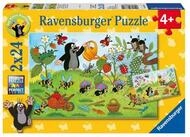 Ravensburger Puzzle Kinderpuzzle 2x24 Teile - Der kleine Maulwurf - Der...