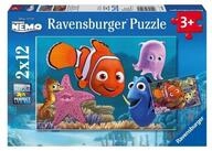 Ravensburger Puzzle RAVENSBURGER Finding Nemo Puzzle 2x12 Teile, Puzzleteile