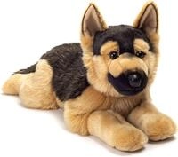 Teddy Hermann&reg; Kuscheltier Sch&auml;ferhund liegend, 60 cm, zum Teil aus recyceltem