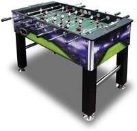Carromco Kickertisch Arena-XT &ndash; Profi Kicker Tischfu&szlig;ball in blauem Design, f&uuml;r
