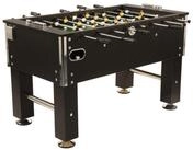 Bandito Kickertisch Tischkicker Profi Soccer Deluxe in schwarz, 140 x 134 x 88 cm,