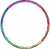 Powerhoop Hula-Hoop-Reifen Fitnessreifen Deluxe, Effektives Training f&uuml;r...