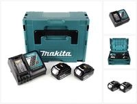 Makita Power Source Kit Li 18V mit 2x BL1850B Akku 5,0Ah Akkupacks