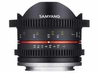 Samyang MF 8mm T3,1 Fisheye Video APS-C Canon M Fisheyeobjektiv