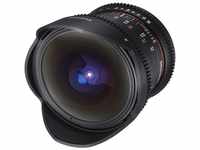 Samyang MF 12mm T3,1 Fisheye Video DSLR Nikon F Fisheyeobjektiv