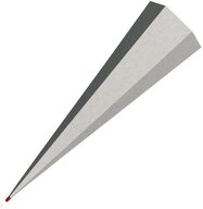 Roth Schult&uuml;te Rohling, 85 cm, eckig, ohne Verschluss, Zuckert&uuml;te zum Basteln