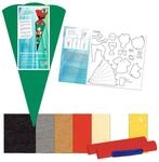 URSUS Bastelnaturmaterial URSUS Schult&uuml;ten-Bastelset-Mini, Fussballer - 40cm