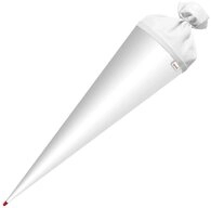Roth Schult&uuml;te Bastelt&uuml;te Wei&szlig;, 70 cm, rund, mit wei&szlig;em Filzverschluss,