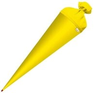Roth Schult&uuml;te Bastelt&uuml;te 70 cm, rund gelb Einschulung Zuckert&uuml;te Rot(h)-Spitze