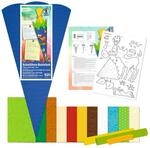 URSUS Bastelnaturmaterial URSUS Schult&uuml;ten-Bastelset Rehkitz - 68cm
