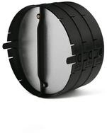 Naber Montagezubeh&ouml;r Dunstabzugshaube Thermobox 125, schwarz/silber 4022049 ++