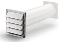 Naber Abluft-Set COMPAIR System &Oslash; 125 Klima-E 125 Mauerkasten Jalousie...