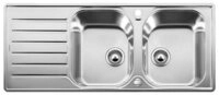 Blanco Edelstahlsp&uuml;le LANTOS 8 S-IF Compact Edelstahl B&uuml;rstfinish, 116/50 cm