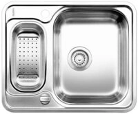Blanco Edelstahlsp&uuml;le LANTOS 6-IF Edelstahl B&uuml;rstfinish, 59,3/48,8 cm