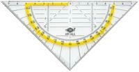 WEDO Geodreieck Geometrie-Dreieck 160mm transparent (10 St&uuml;ck)