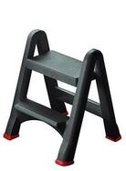 Curver Trittleiter Curver 155160 Klapptritt Anthrazit, Rot 3.22 kg