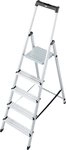 KRAUSE Stehleiter Solidy, Aluminium, 1x5 Stufen, Arbeitsh&ouml;he ca. 305 cm