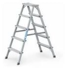 Zarges Stehleiter ZARGES Stufenstehleiter Alu 2x5 Stufen 2seitig...