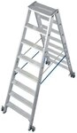 KRAUSE Doppelleiter krause Aluminium-Doppelleiter STABILO fahrbar 3,40